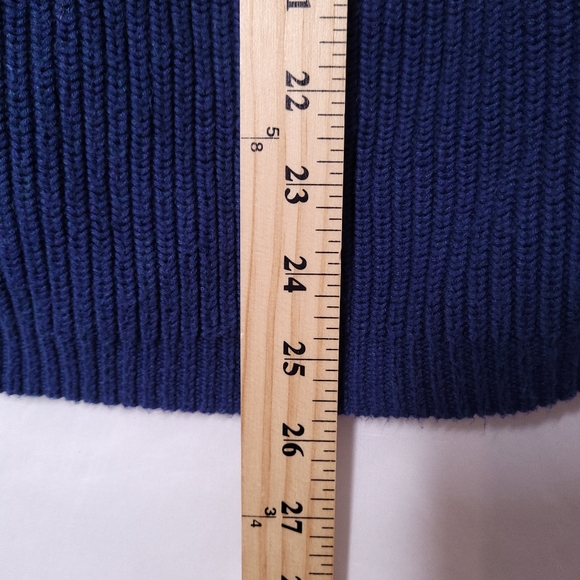 J. JILL Women's Royal Blue Ribbed Pullover Sweater XS - Picture 6 of 11